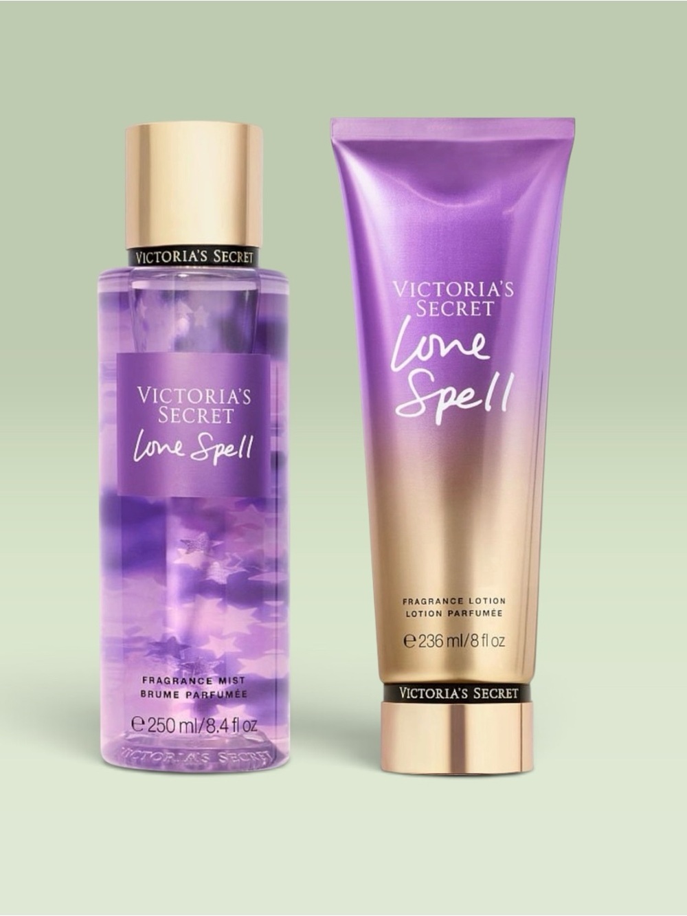 Victoria's Secret LOVE SPELL Fragrance Mist and Lotion